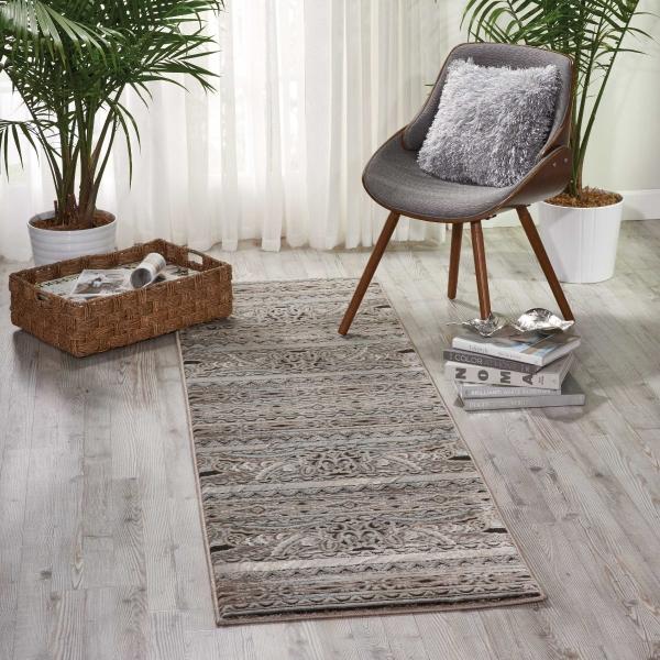 Nourison KARMA KRM03 STONE AREA RUG