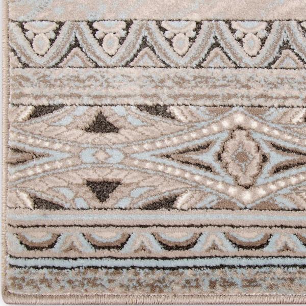 nourison KARMA KRM03 STONE AREA RUG