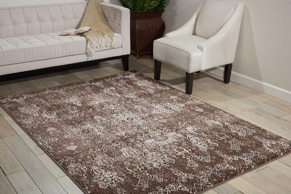 Nourison KARMA KRM04 MOCHA AREA RUG