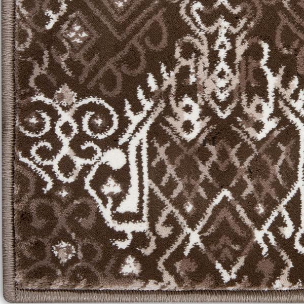 nourison KARMA KRM04 MOCHA AREA RUG