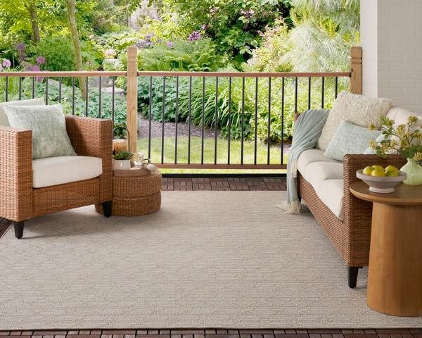 nourison LANAI TRELLIS LNTRL DUNE