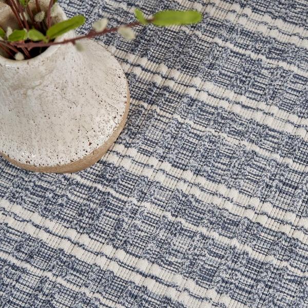 Nourison LUMINOUS STRIPE LUMST SAPPHIRE