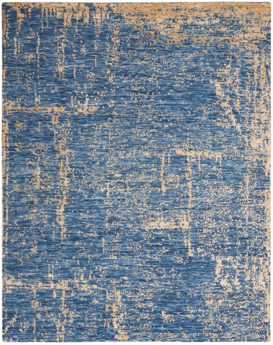 Nourison LUNA LUN01 DARK BLUE MOCHA AREA RUG