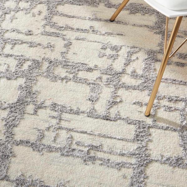 Nourison LUNA LUN02 IVORY GREY AREA RUG