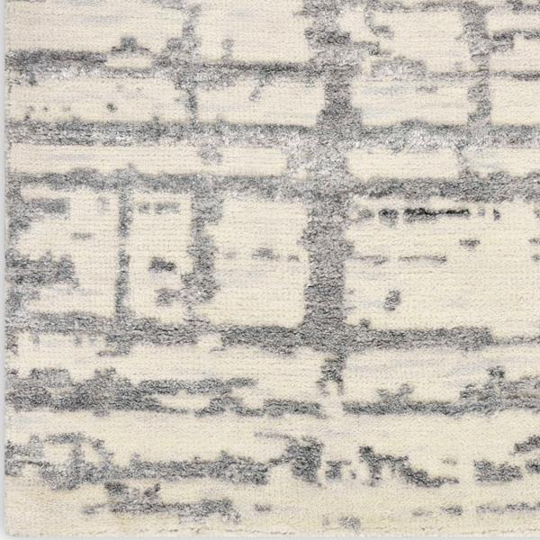 nourison LUNA LUN02 IVORY GREY AREA RUG