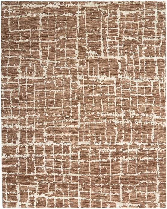 Nourison LUNA LUN02 MOCHA IVORY AREA RUG