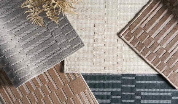 Nourison LUSTER GRID LSTGR PORCELAIN