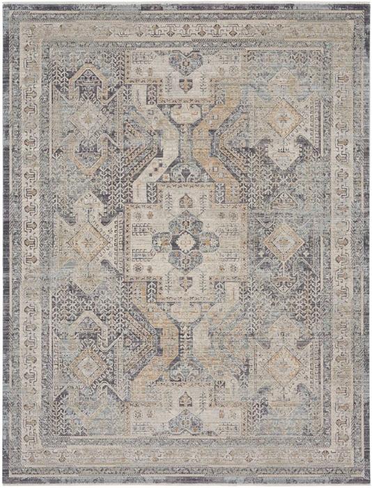 Nourison Lynx Boho Textured Grey/Ivory Rug Home