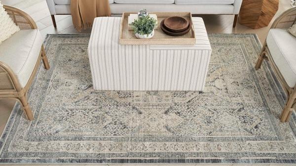 Nourison Lynx Boho Textured Grey/Ivory Rug Home