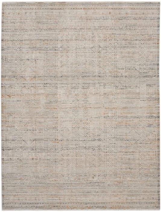 Nourison Lynx Tribal Geometric Grey/Beige Rug Home