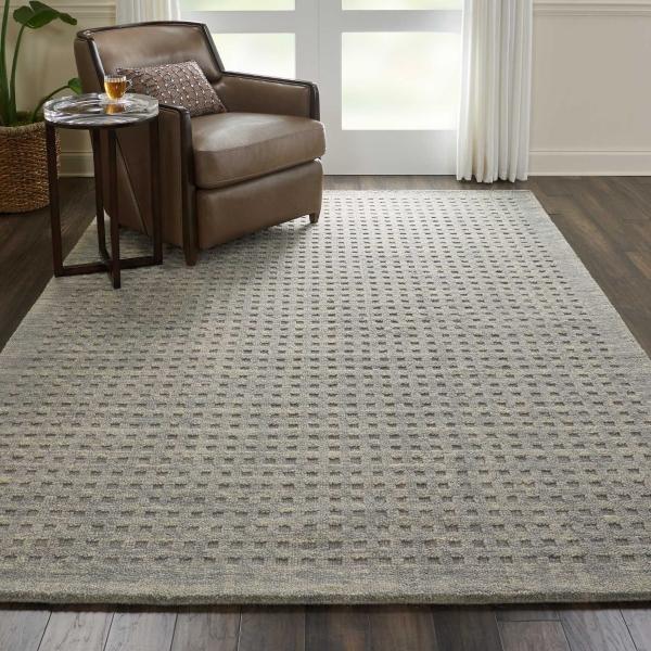 nourison MARANA MNN01 CHARCOAL AREA RUG