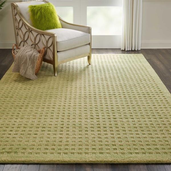 nourison MARANA MNN01 GREEN AREA RUG