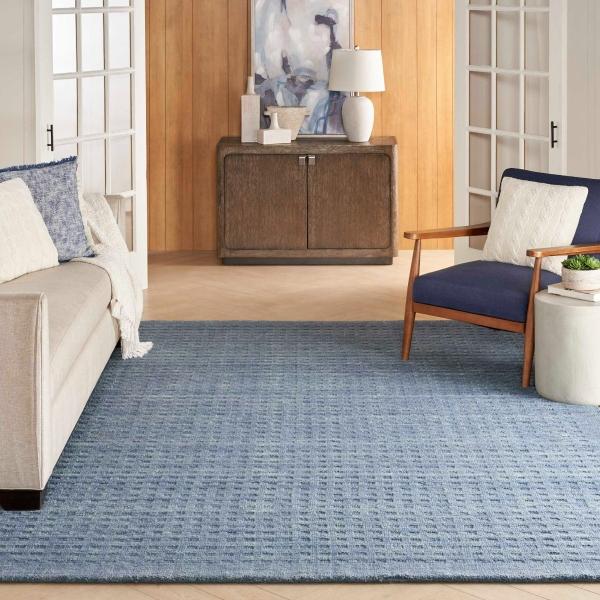 nourison MARANA MNN01 NAVY AREA RUG