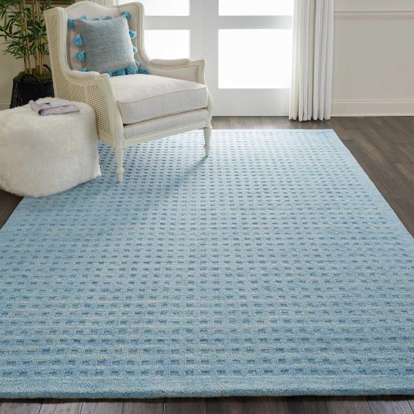 nourison MARANA MNN01 SKY BLUE AREA RUG