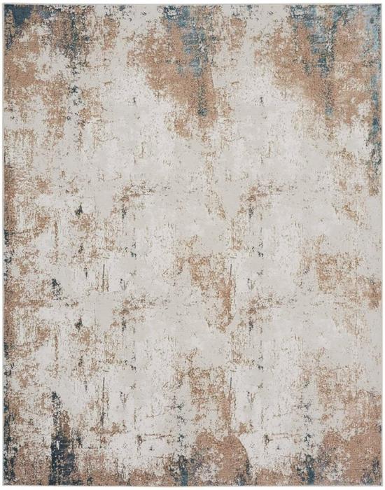 Nourison Modern Abstract Grey/Taupe Rug GLZ06 Home