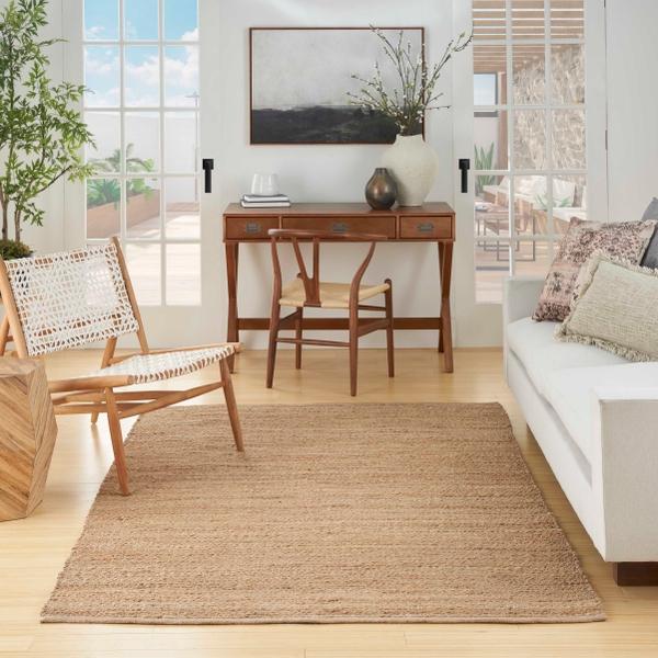 Nourison Natural Jute Handwoven Rug Home