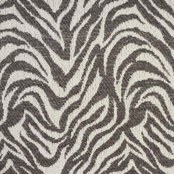 nourison NATURALS MOUNTAIN ZEBRA MTNZB CHARCOAL