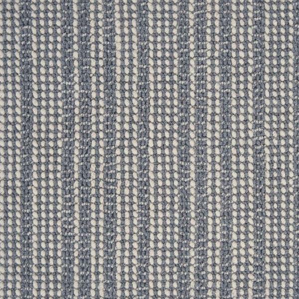 nourison NEWPORT STRIPE NWPST STEEL BLUE