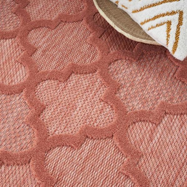 Nourison Nourison Easy Care NES01 Coral/Orange Rug