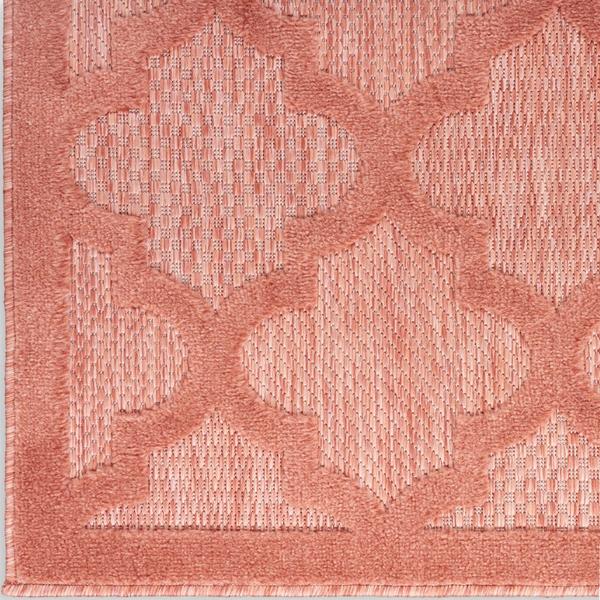nourison Nourison Easy Care NES01 Coral/Orange Rug
