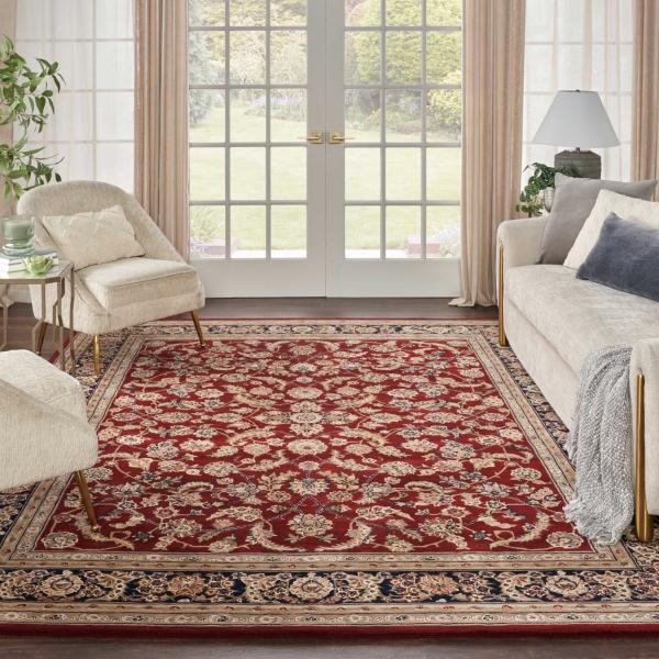 nourison Nourison Home 2000 2002 BURGUNDY AREA RUG