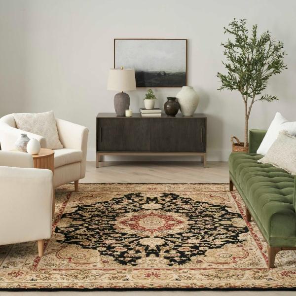 Nourison Nourison Home 2000 2028 BLACK AREA RUG