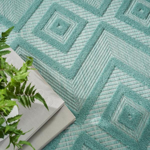Nourison Nourison Versatile NRV01 Aqua/Teal Rug