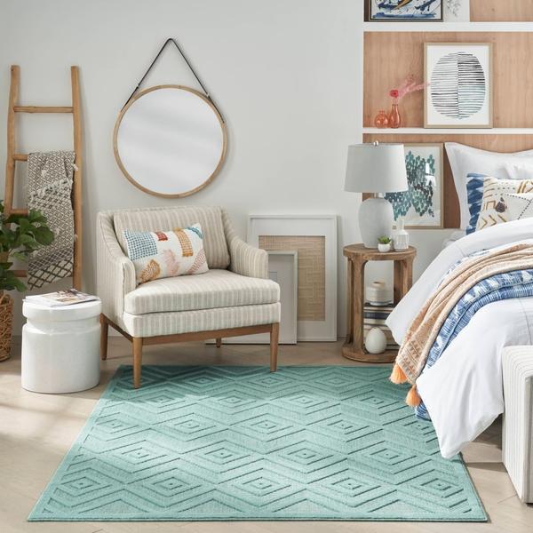 Nourison Nourison Versatile NRV01 Aqua/Teal Rug