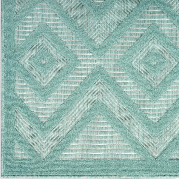 nourison Nourison Versatile NRV01 Aqua/Teal Rug