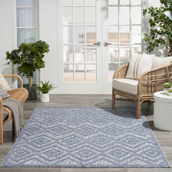 Nourison Nourison Versatile NRV01 Denim Blue Rug
