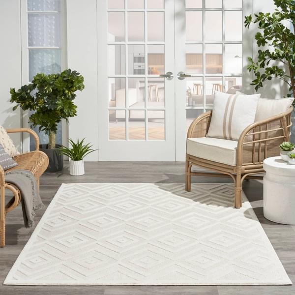 Nourison Nourison Versatile NRV01 Ivory/White Rug