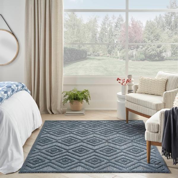 Nourison Nourison Versatile NRV01 Navy Blue Rug