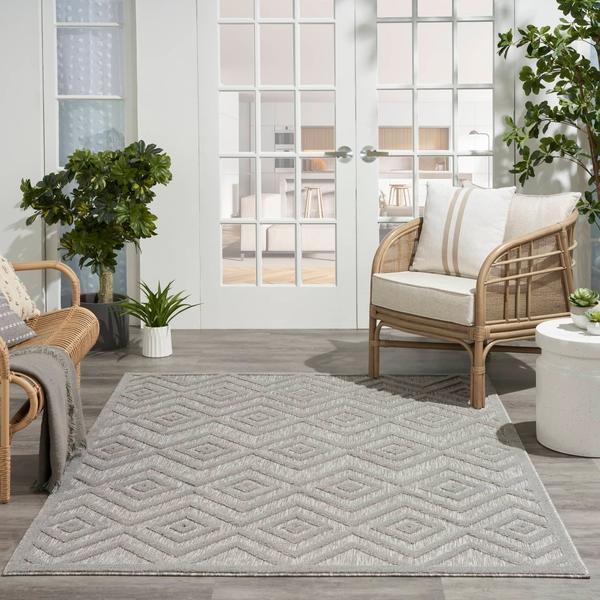 Nourison Nourison Versatile NRV01 Silver Grey Rug