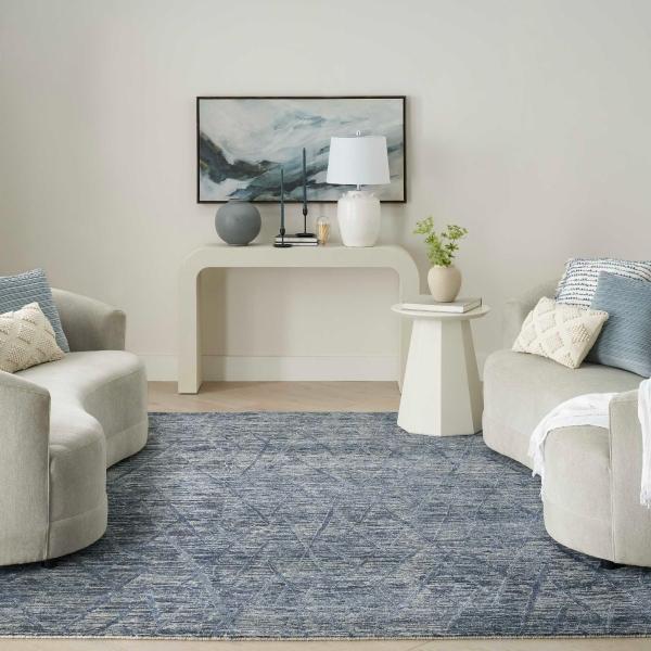 Nourison OCEAN OCP02 INDIGO AREA RUG