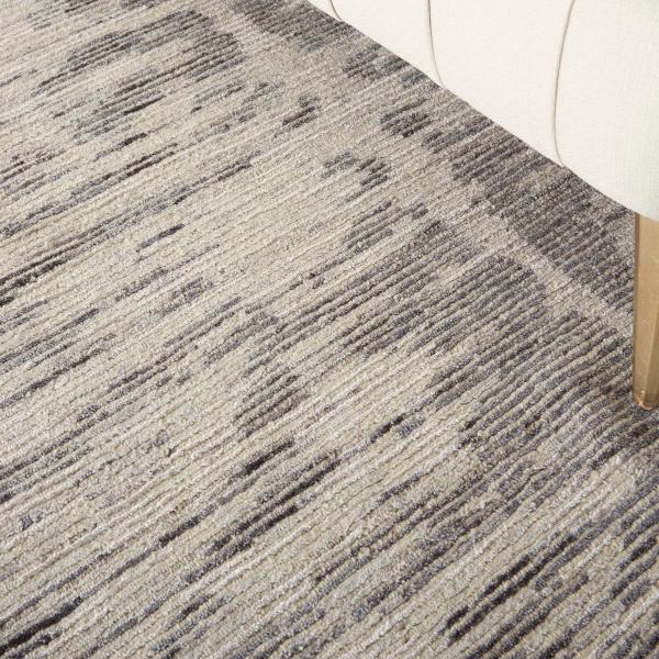 Nourison OCEAN OCP03 CREAM/CHARCOAL AREA RUG