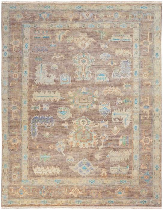 Nourison ODESSA ODS01 IVORY MOCHA AREA RUG