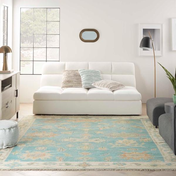 Nourison ODESSA ODS03 BLUE MULTICOLOR AREA RUG