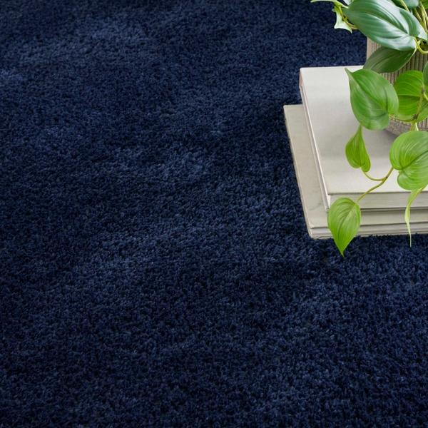 Nourison Pacific Shag Navy Blue Rug PCS01 Home