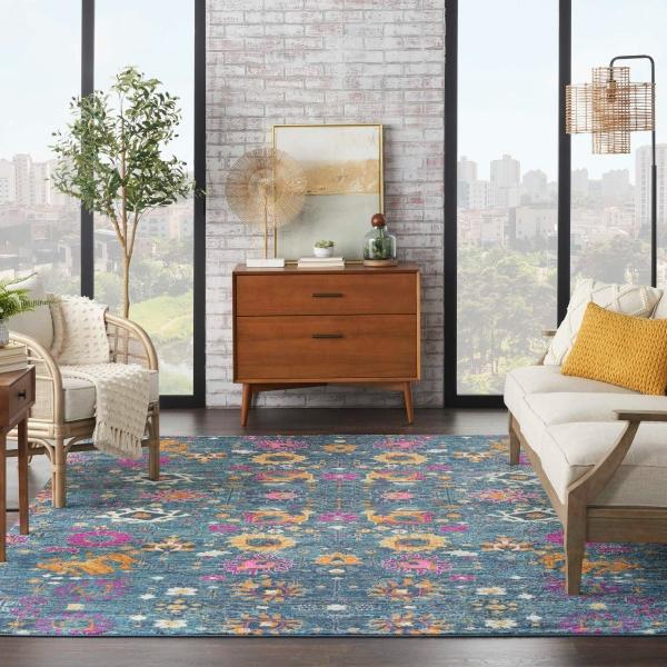 Nourison PASSION PSN01 DENIM AREA RUG