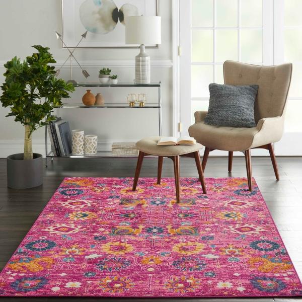 Nourison PASSION PSN01 FUCHSIA AREA RUG