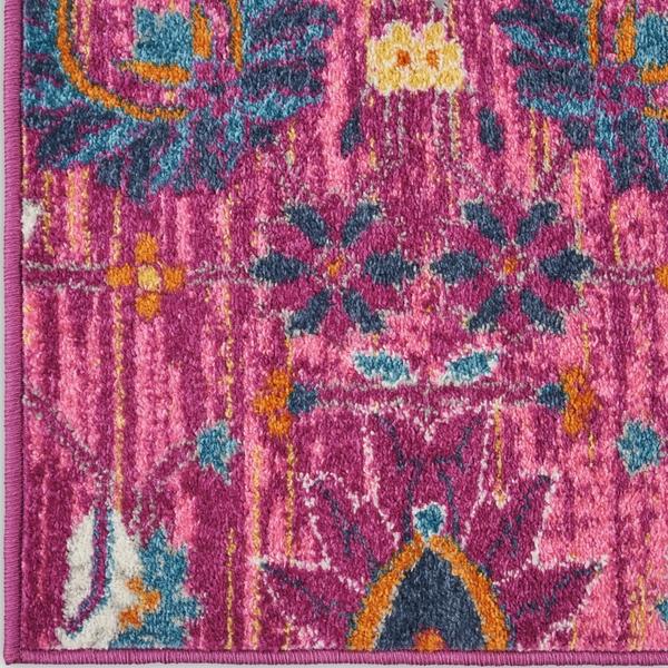 nourison PASSION PSN01 FUCHSIA AREA RUG