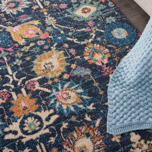 Nourison PASSION PSN01 NAVY AREA RUG