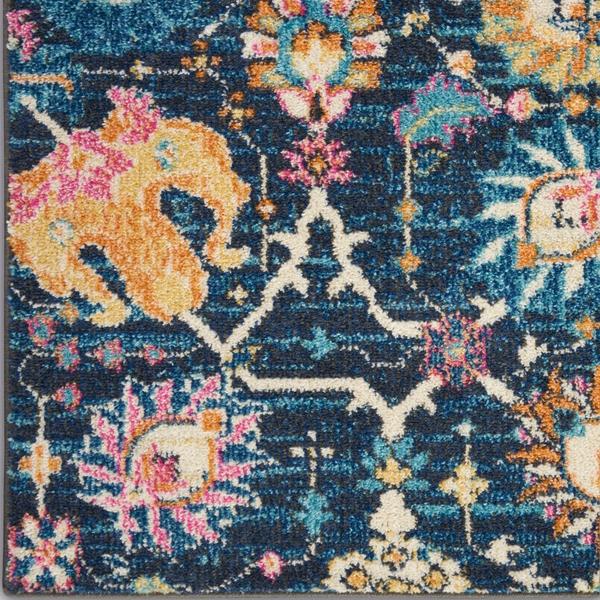 nourison PASSION PSN01 NAVY AREA RUG
