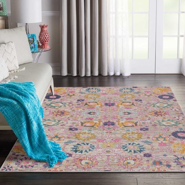 Nourison PASSION PSN01 SILVER AREA RUG