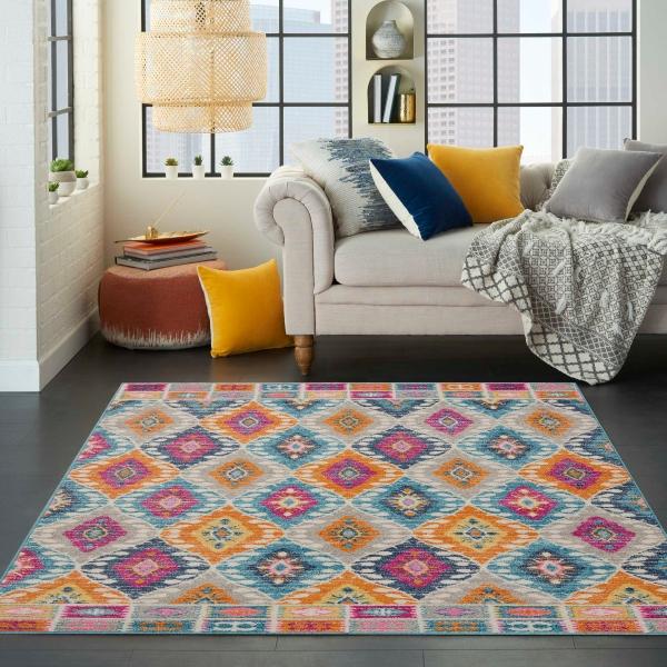 Nourison PASSION PSN02 MULTICOLOR AREA RUG
