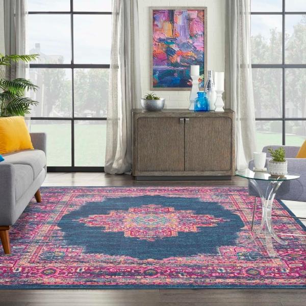 Nourison PASSION PSN03 BLUE AREA RUG