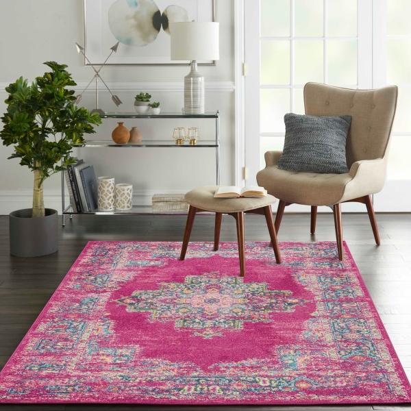 Nourison PASSION PSN03 FUCHSIA AREA RUG