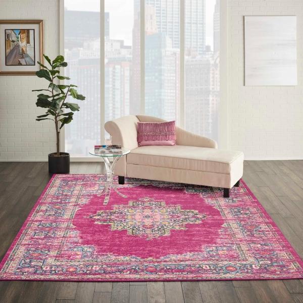 Nourison PASSION PSN03 FUCHSIA AREA RUG