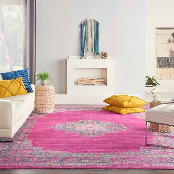 Nourison PASSION PSN03 FUCHSIA AREA RUG