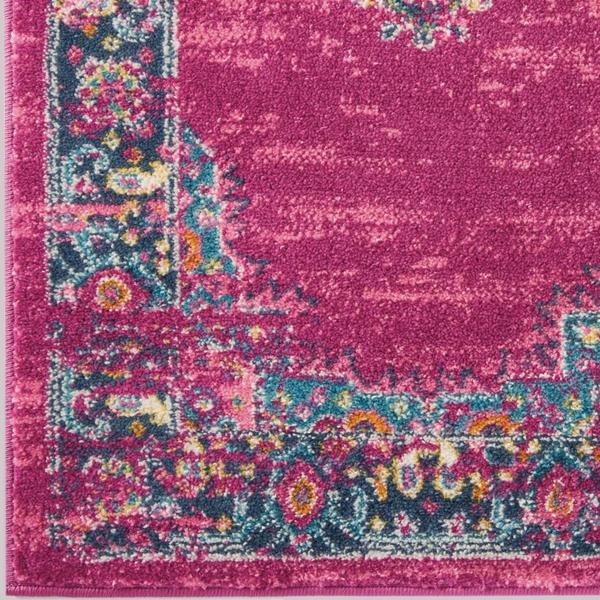 nourison PASSION PSN03 FUCHSIA AREA RUG